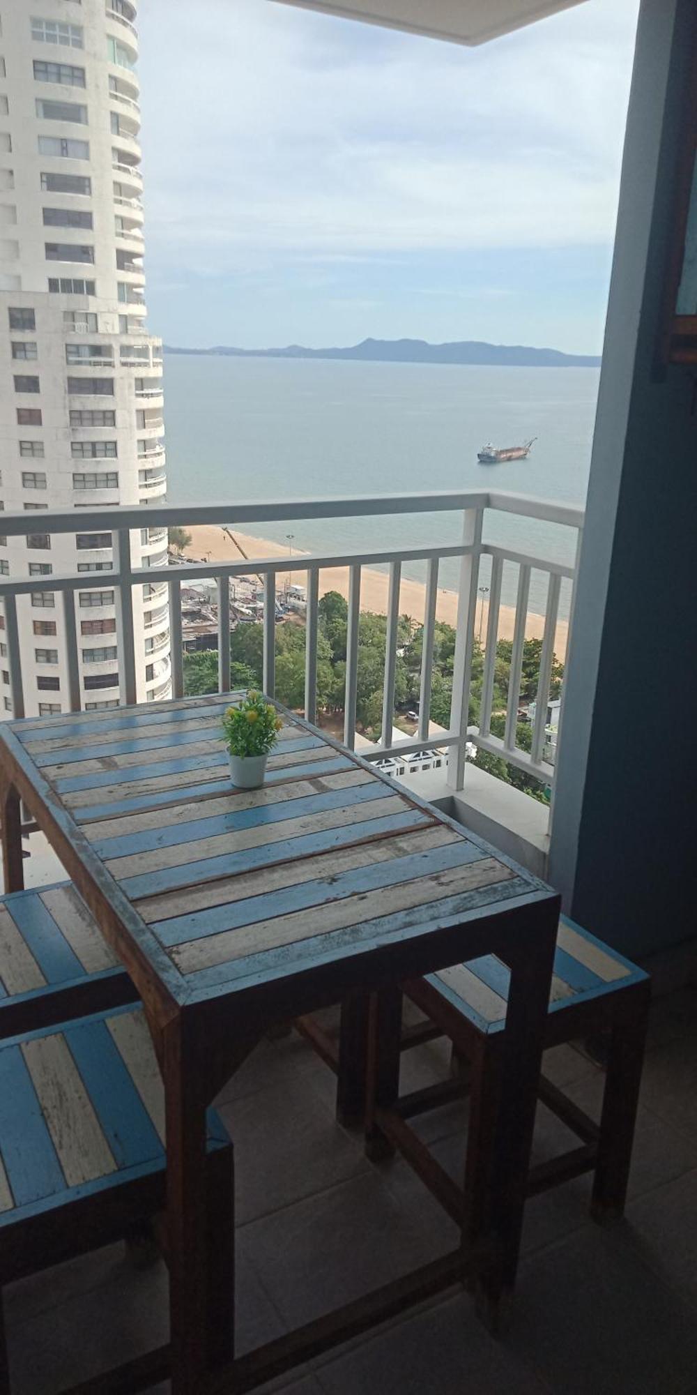 1Bedroom Seaview ห้องวิวมุมทะเล พัทยา Pantai Jomtien Bagian luar foto